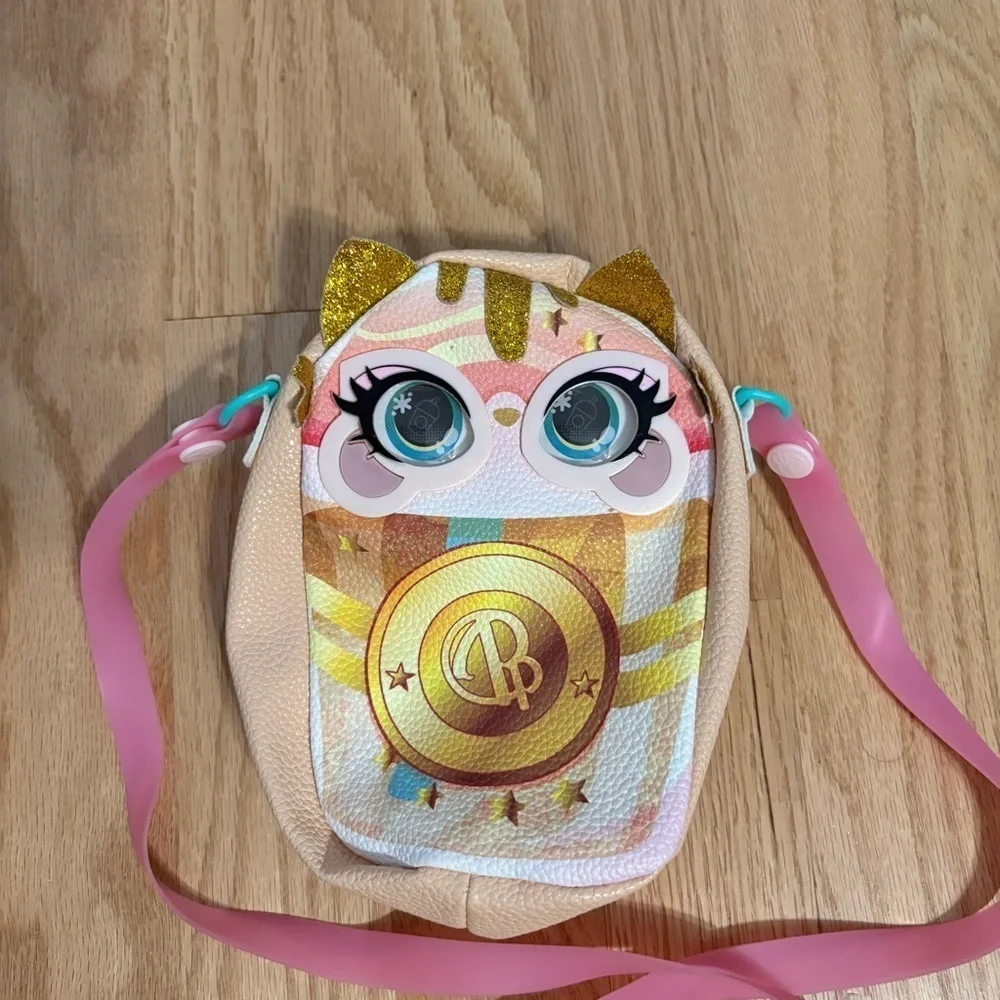 Purse Pets Treat Yo Self Catpuchino Interactive Pet Toy Handbag Purse Crossbody